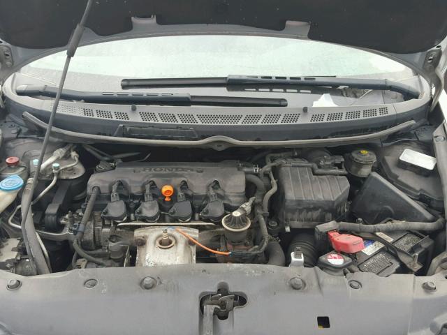 2HGFG12959H517330 - 2009 HONDA CIVIC EXL SILVER photo 7