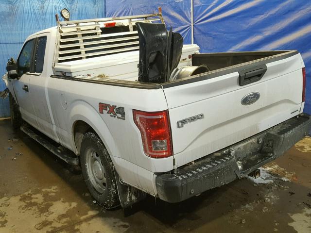 1FTFX1EF3FKD99475 - 2015 FORD F150 SUPER WHITE photo 3