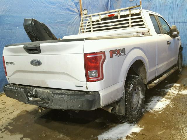 1FTFX1EF3FKD99475 - 2015 FORD F150 SUPER WHITE photo 4