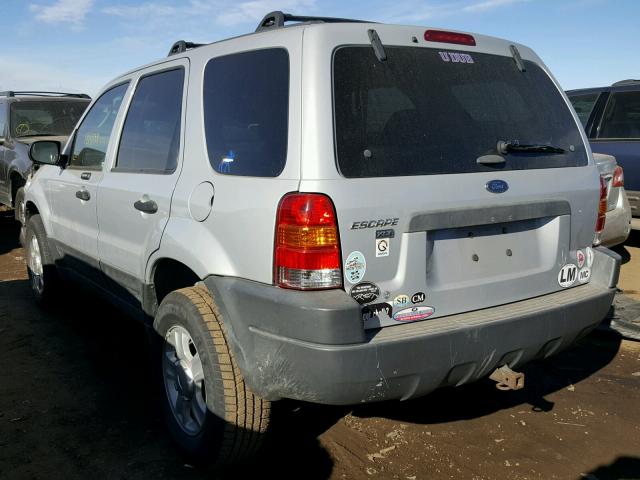 1FMCU93174KA43136 - 2004 FORD ESCAPE XLT SILVER photo 3