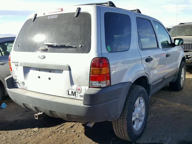 1FMCU93174KA43136 - 2004 FORD ESCAPE XLT SILVER photo 4