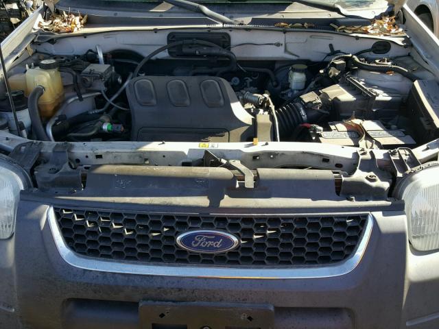 1FMCU93174KA43136 - 2004 FORD ESCAPE XLT SILVER photo 7