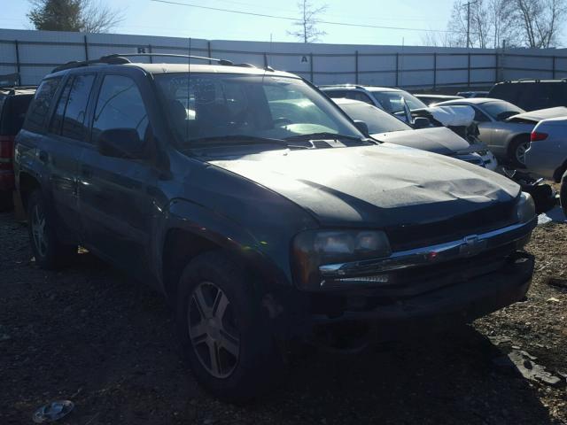 1GNDT13S752116827 - 2005 CHEVROLET TRAILBLAZE GREEN photo 1