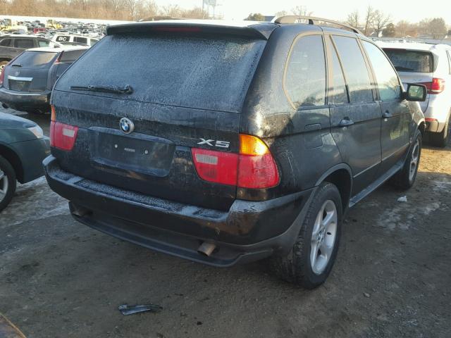 WBAFA53511LM89582 - 2001 BMW X5 3.0I BLACK photo 4