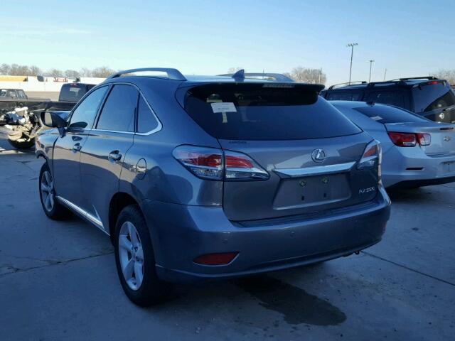 JTJBK1BA3F2472301 - 2015 LEXUS RX 350 GRAY photo 3