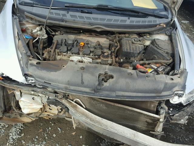 1HGFA16828L003651 - 2008 HONDA CIVIC EX SILVER photo 7