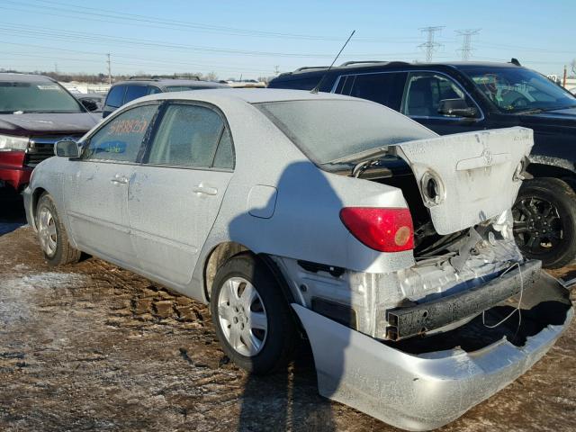 1NXBR30E76Z672565 - 2006 TOYOTA COROLLA CE SILVER photo 3