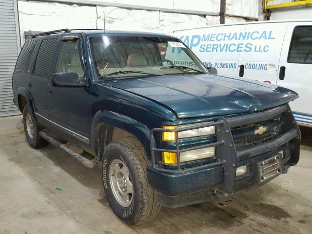 1GNEK13R5YR153424 - 2000 CHEVROLET TAHOE K150 GREEN photo 1