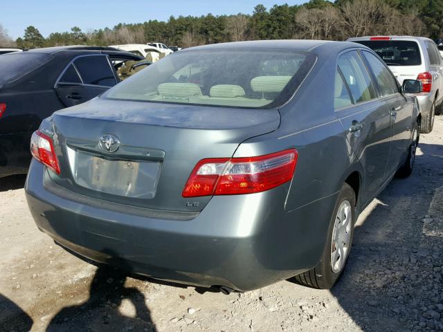 4T1BE46K97U706750 - 2007 TOYOTA CAMRY NEW GREEN photo 4