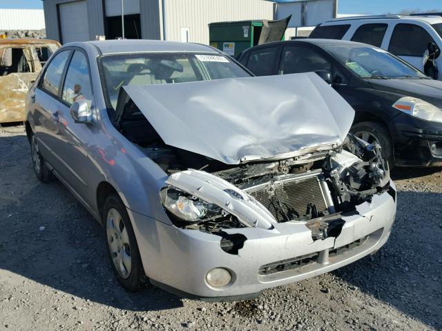 KNAFE121655104961 - 2005 KIA NEW SPECTR SILVER photo 1