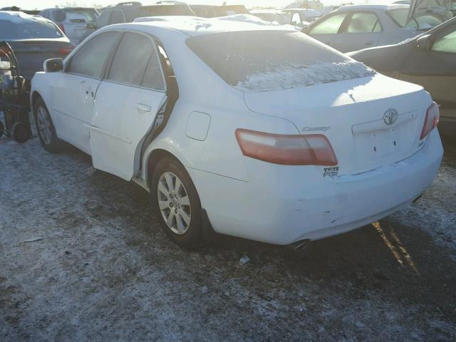 4T1BK46K87U530136 - 2007 TOYOTA CAMRY NEW WHITE photo 3