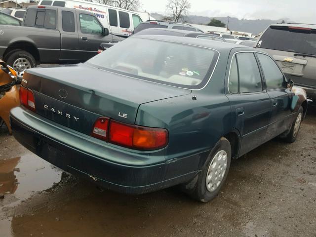 JT2BG12K1T0384506 - 1996 TOYOTA CAMRY DX GREEN photo 4