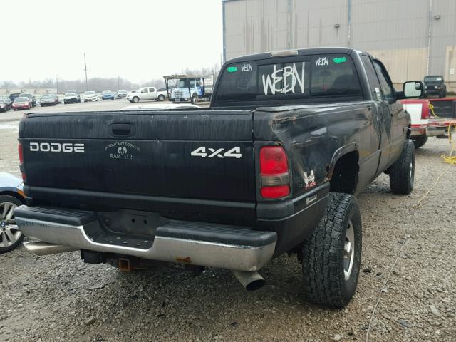 1B7KF23681J522227 - 2001 DODGE RAM 2500 BLACK photo 4