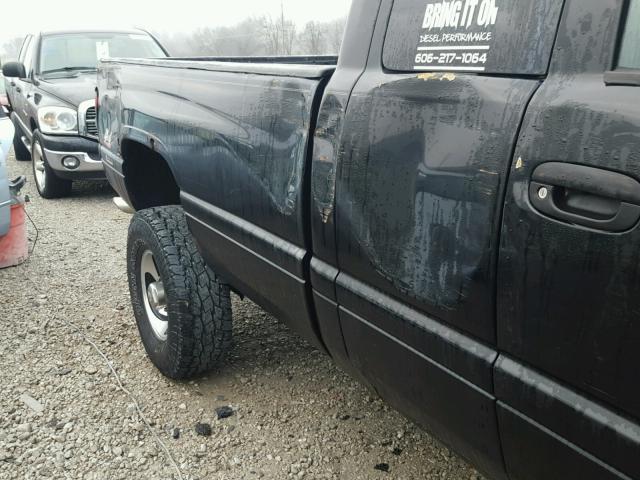 1B7KF23681J522227 - 2001 DODGE RAM 2500 BLACK photo 9