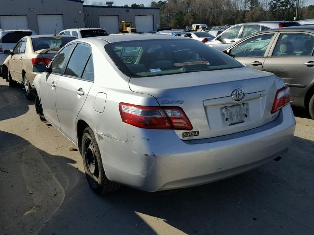 4T1BE46K78U739862 - 2008 TOYOTA CAMRY CE SILVER photo 3