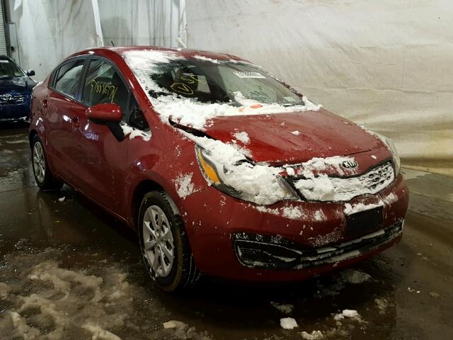 KNADM4A3XF6506265 - 2015 KIA RIO LX Կարմիր լուսանկար 1