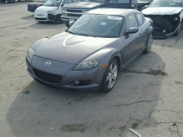 JM1FE173760207463 - 2006 MAZDA RX8 GRAY photo 2