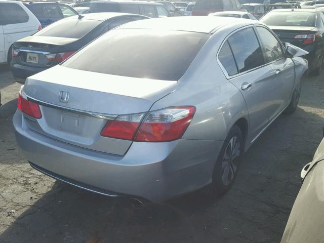 1HGCR2F34FA189188 - 2015 HONDA ACCORD LX GRAY photo 4