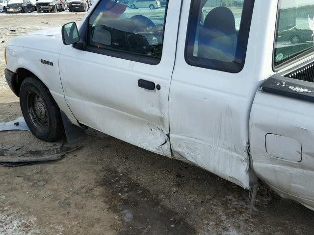 1FTYR14V73PA04451 - 2003 FORD RANGER SUP WHITE photo 10