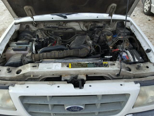 1FTYR14V73PA04451 - 2003 FORD RANGER SUP WHITE photo 7