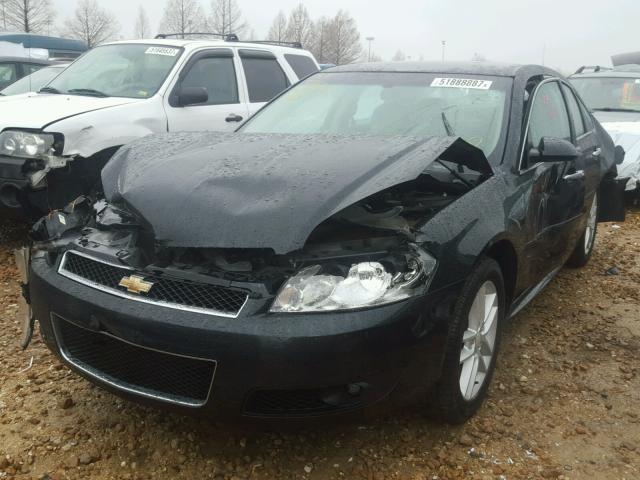 2G1WC5E30C1164691 - 2012 CHEVROLET IMPALA LTZ BLACK photo 2