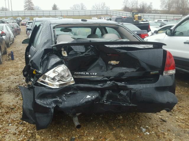 2G1WC5E30C1164691 - 2012 CHEVROLET IMPALA LTZ BLACK photo 9