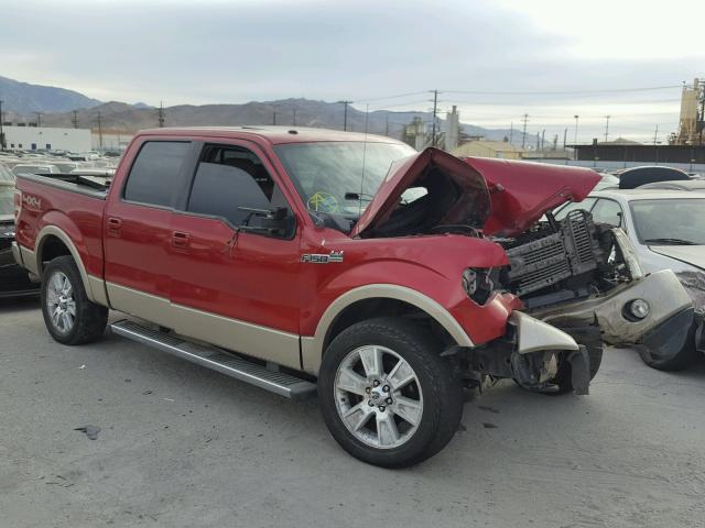 1FTPW14V09KA68146 - 2009 FORD F150 SUPER RED photo 1