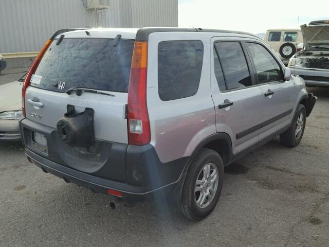 JHLRD78854C048745 - 2004 HONDA CR-V EX SILVER photo 4