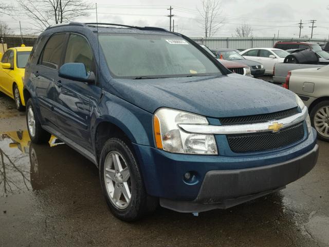 2CNDL73F566025828 - 2006 CHEVROLET EQUINOX LT BLUE photo 1