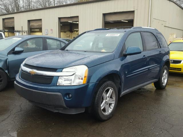 2CNDL73F566025828 - 2006 CHEVROLET EQUINOX LT BLUE photo 2