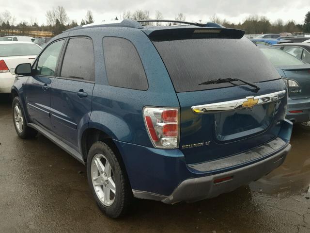 2CNDL73F566025828 - 2006 CHEVROLET EQUINOX LT BLUE photo 3