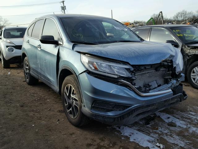 2HKRM4H4XGH665057 - 2016 HONDA CR-V SE BLUE photo 1