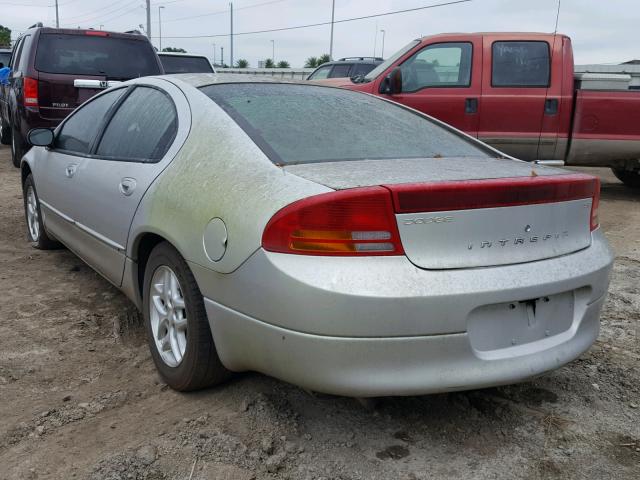 2B3HD46R02H262895 - 2002 DODGE INTREPID S SILVER photo 3