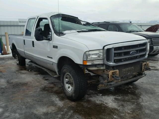 1FTSW31F22EB05432 - 2002 FORD F350 SRW S WHITE photo 1