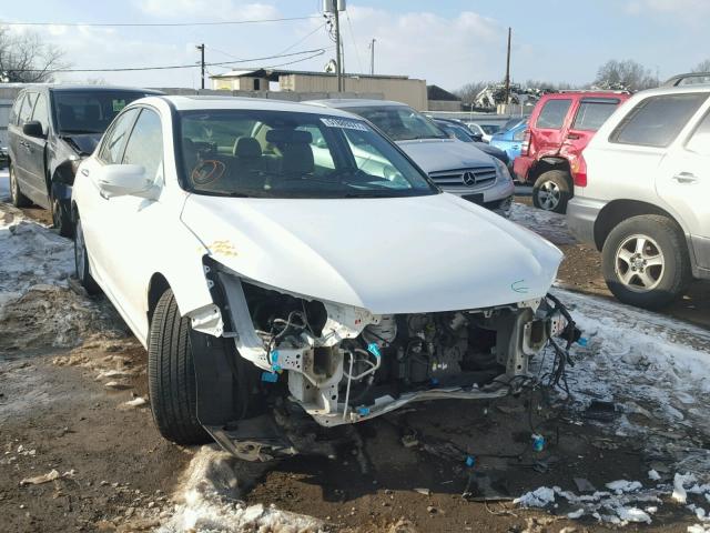 1HGCR2F87EA197344 - 2014 HONDA ACCORD EXL WHITE photo 1