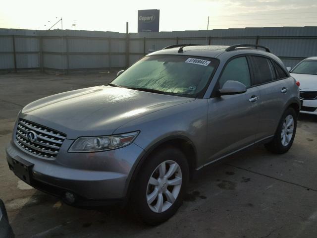 JNRAS08W95X206391 - 2005 INFINITI FX35 GRAY photo 2