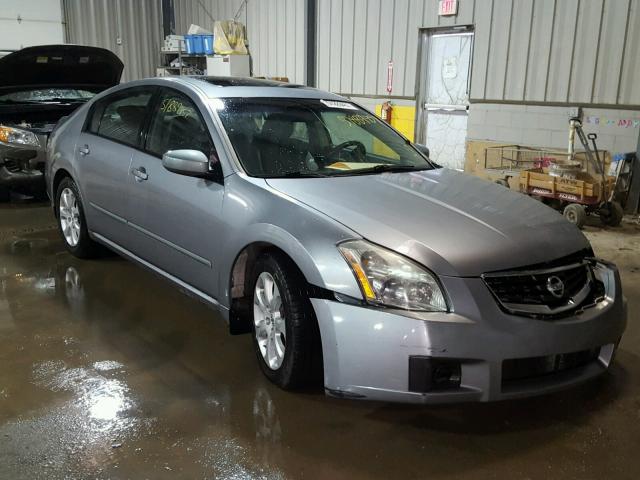 1N4BA41E58C816435 - 2008 NISSAN MAXIMA SE GRAY photo 1