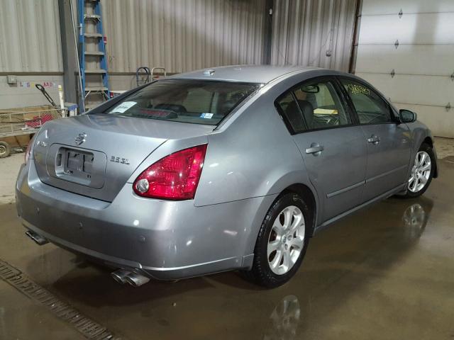 1N4BA41E58C816435 - 2008 NISSAN MAXIMA SE GRAY photo 4