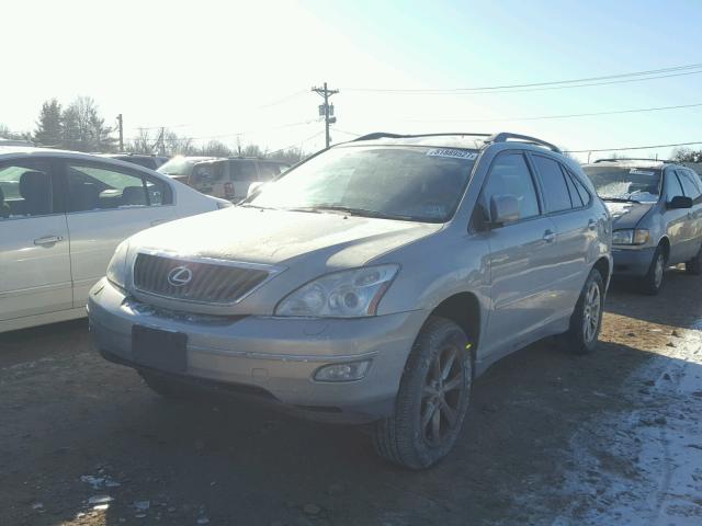 2T2HK31U89C103455 - 2009 LEXUS RX 350 BEIGE photo 2