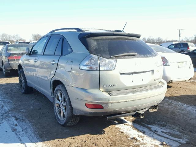 2T2HK31U89C103455 - 2009 LEXUS RX 350 BEIGE photo 3