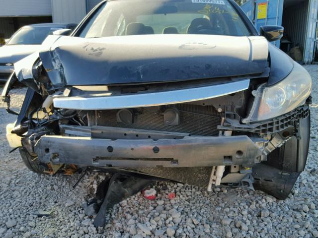 1HGCP2F30CA017631 - 2012 HONDA ACCORD LX BLACK photo 9