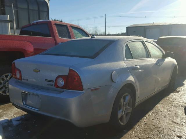 1G1ZA5EK5A4154119 - 2010 CHEVROLET MALIBU LS ვერცხლისფერი ფოტო 4