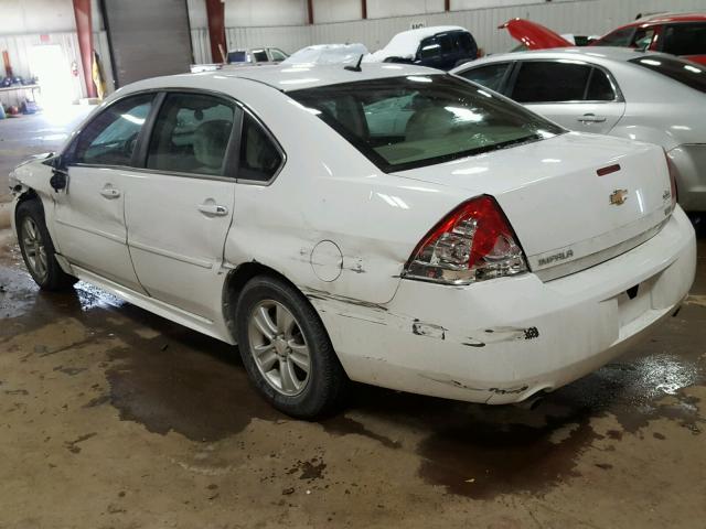 2G1WF5E37C1326727 - 2012 CHEVROLET IMPALA LS WHITE photo 3