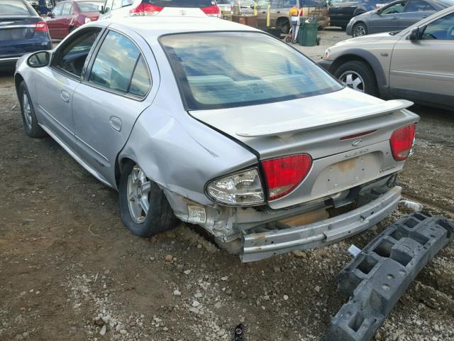 1G3NL52EX2C216751 - 2002 OLDSMOBILE ALERO GL SILVER photo 3