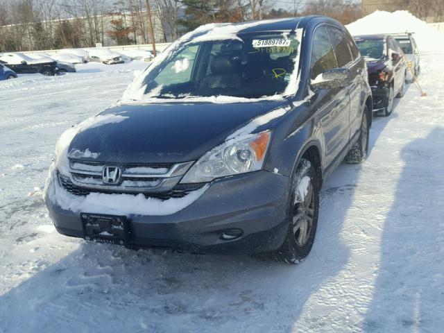 JHLRE4H78BC035908 - 2011 HONDA CR-V EXL GRAY photo 2