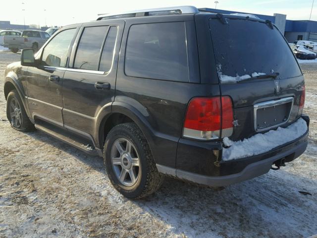 5LMEU78H43ZJ25623 - 2003 LINCOLN AVIATOR BLACK photo 3