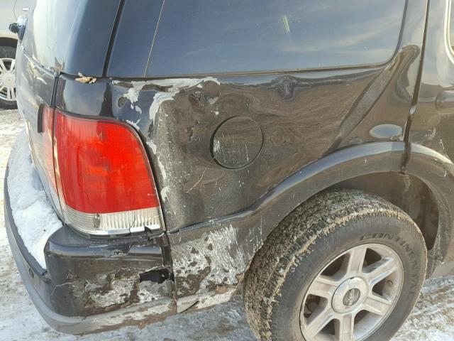 5LMEU78H43ZJ25623 - 2003 LINCOLN AVIATOR BLACK photo 9