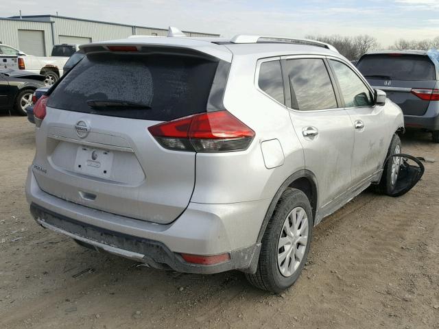 KNMAT2MT7HP579695 - 2017 NISSAN ROGUE S SILVER photo 4