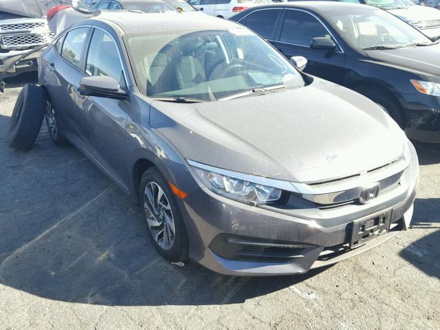 2HGFC2F71GH555192 - 2016 HONDA CIVIC EX GRAY photo 1