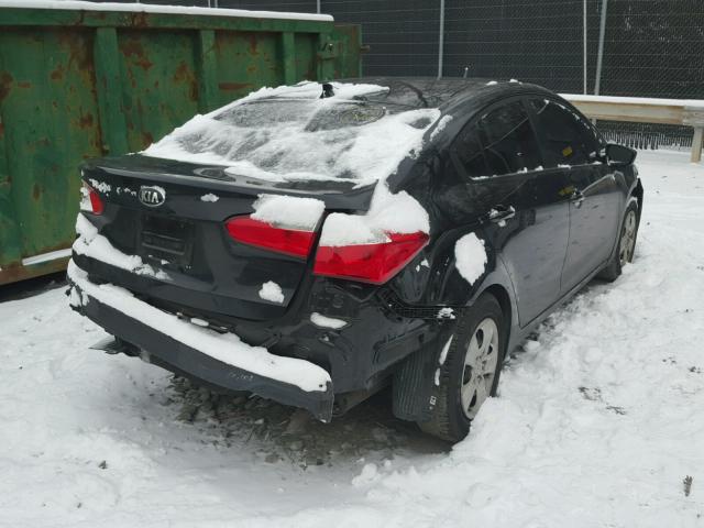 KNAFK4A66G5540476 - 2016 KIA FORTE LX BLACK photo 4